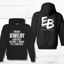 Load image into Gallery viewer, EB Black Unisex Hoodie