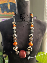 Load image into Gallery viewer, “Bones & Harmony” Chunky Bone Bead Necklace