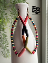 Load image into Gallery viewer, “Bone Fiesta” Dangle Bone Earrings