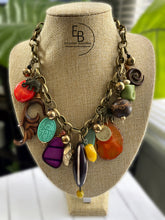 Load image into Gallery viewer, "Land Down Under" Signature Junk Jewel Charm Necklace
