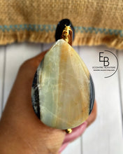 Load image into Gallery viewer, “Ocean’s Agate” Mixed Bead Bangle