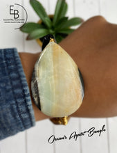 Load image into Gallery viewer, “Ocean’s Agate” Mixed Bead Bangle