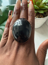 Load image into Gallery viewer, Oversized Dyed Bone & Brass Adjustable Rings
