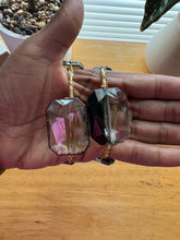 Load image into Gallery viewer, “Crystal Sunset” 2pc Clear & Crystal Bangle Stack