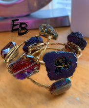 Load image into Gallery viewer, “Spilling Rainbow” 2 or 3pc Bangle Stack
