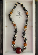 Load image into Gallery viewer, “Bones & Harmony” Chunky Bone Bead Necklace
