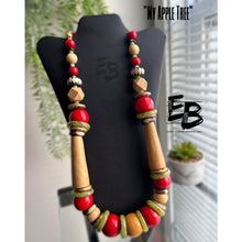 Load image into Gallery viewer, “My Apple Tree” Vintage Wood Necklace