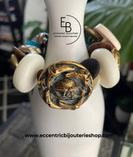 Load image into Gallery viewer, EB Signature Chic Vintage Button Stretch Bracelets