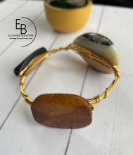 Load image into Gallery viewer, “Ocean’s Agate” Mixed Bead Bangle