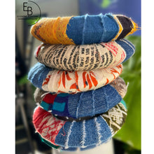 Load image into Gallery viewer, “The Bohemian Bangle” Denim & Boho Fabric Bangles