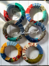 Load image into Gallery viewer, “The Bohemian Bangle” Denim & Boho Fabric Bangles