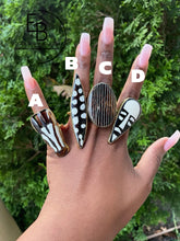 Load image into Gallery viewer, African Brass & Bone Adjustable Rings