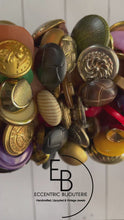 Load and play video in Gallery viewer, EB Signature Chic Vintage Button Stretch Bracelets