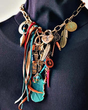 Load image into Gallery viewer, 'Boho Mahaba" Signature Junk Jewel Collar Necklace