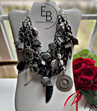 Load image into Gallery viewer, "Her Beautiful Freedom" Signature Junk Jewel Collar Necklace