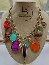 Load image into Gallery viewer, "Land Down Under" Signature Junk Jewel Charm Necklace