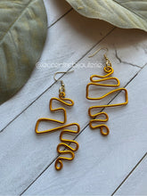 Load image into Gallery viewer, Abstract Aluminum Wire Hoops Earrings