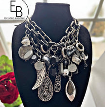 Load image into Gallery viewer, "Her Beautiful Freedom" Signature Junk Jewel Collar Necklace