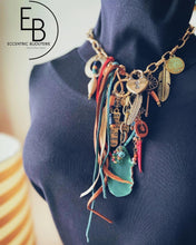 Load image into Gallery viewer, 'Boho Mahaba" Signature Junk Jewel Collar Necklace