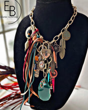 Load image into Gallery viewer, 'Boho Mahaba" Signature Junk Jewel Collar Necklace