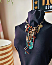 Load image into Gallery viewer, 'Boho Mahaba" Signature Junk Jewel Collar Necklace