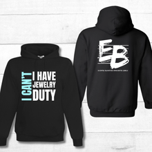 Load image into Gallery viewer, EB Black Unisex Hoodie
