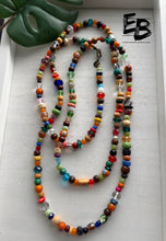 Load image into Gallery viewer, “Extended Joy” Waist Length Custom Mixed Bead Statement Necklace
