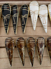 Load image into Gallery viewer, MEGA African Brass, Bone &amp; Stone Adjustable Rings
