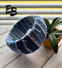 Load image into Gallery viewer, “Diggin The Denim” Denim Wrapped Bangle
