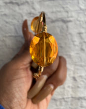 Load image into Gallery viewer, “Tangerine Sun” Crystal Glass Bangle
