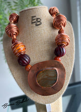 Load image into Gallery viewer, “Brazen Buffalo” Copper &amp; Brass Statement Necklace
