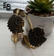 Load image into Gallery viewer, The “Chief” Brass Ox Bangle
