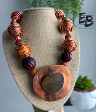 Load image into Gallery viewer, “Brazen Buffalo” Copper &amp; Brass Statement Necklace
