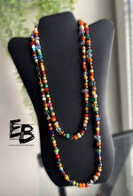 Load image into Gallery viewer, “Extended Joy” Waist Length Custom Mixed Bead Statement Necklace

