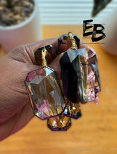 Load image into Gallery viewer, “Crystal Sunset” 2pc Clear &amp; Crystal Bangle Stack
