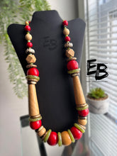 Load image into Gallery viewer, “My Apple Tree” Vintage Wood Necklace
