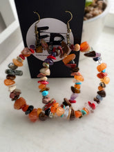 Load image into Gallery viewer, “Pretty Little Gem” Hoop Earrings
