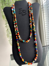 Load image into Gallery viewer, “Extended Joy” Waist Length Custom Mixed Bead Statement Necklace
