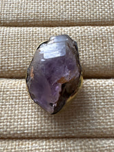 Load image into Gallery viewer, Natural Glass Stone &amp; Brass Adjustable Rings
