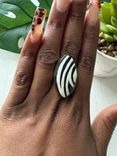 Load image into Gallery viewer, African Brass &amp; Bone Adjustable Rings
