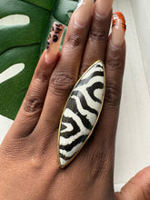 Load image into Gallery viewer, African Brass &amp; Bone Adjustable Rings
