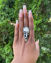 Load image into Gallery viewer, African Brass &amp; Bone Adjustable Rings
