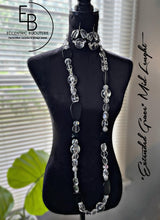 Load image into Gallery viewer, Extended Grace Luxury Necklace &quot;Crystal Evening&quot; Mid-Length
