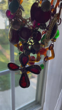 Load and play video in Gallery viewer, &quot;Warm Autumn&quot; Warm Hues Layered Signature Junk Jewel Necklace
